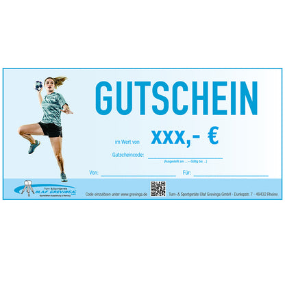 Grevinga® Geschenk-Gutschein