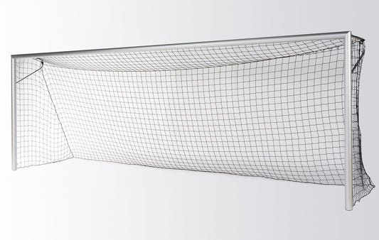 Fußballtor in Bodenhülsen mit freier Netzaufhängung 7,32 x 2,44 m