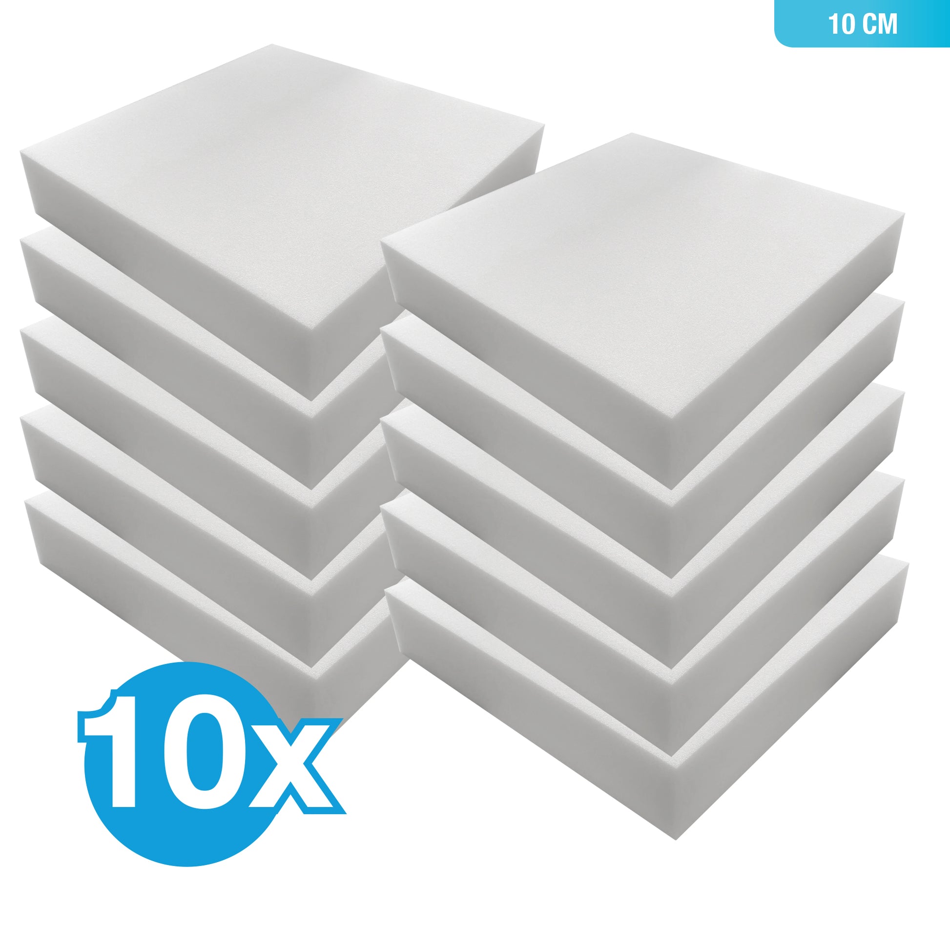 PUR-Schaumstoffplatten Sets (RG 35) - 40 x 40 cm Zuschnitt