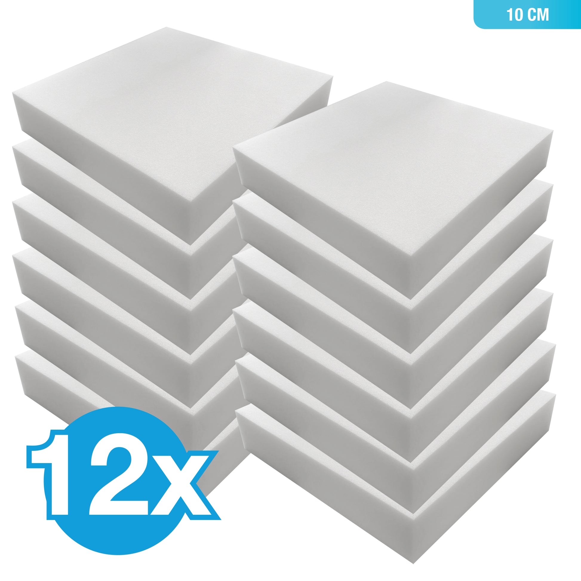 PUR-Schaumstoffplatten Sets (RG 35) - 50 x 50 cm Zuschnitt