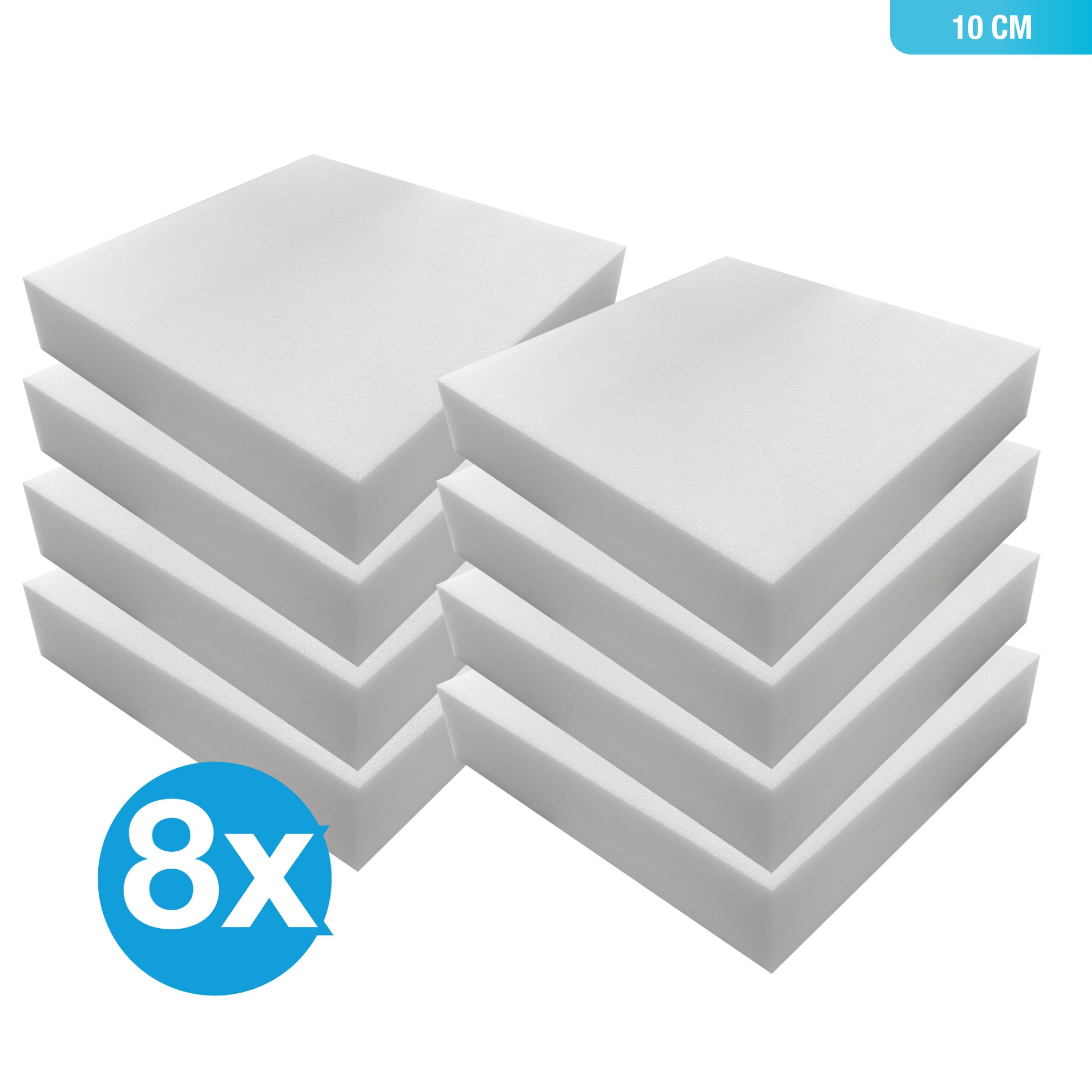 PUR-Schaumstoffplatten Sets (RG 35) - 50 x 50 cm Zuschnitt