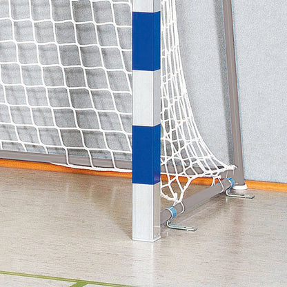 Handballtor Robust mit anklappbaren Torbügeln und Verbindungsstange