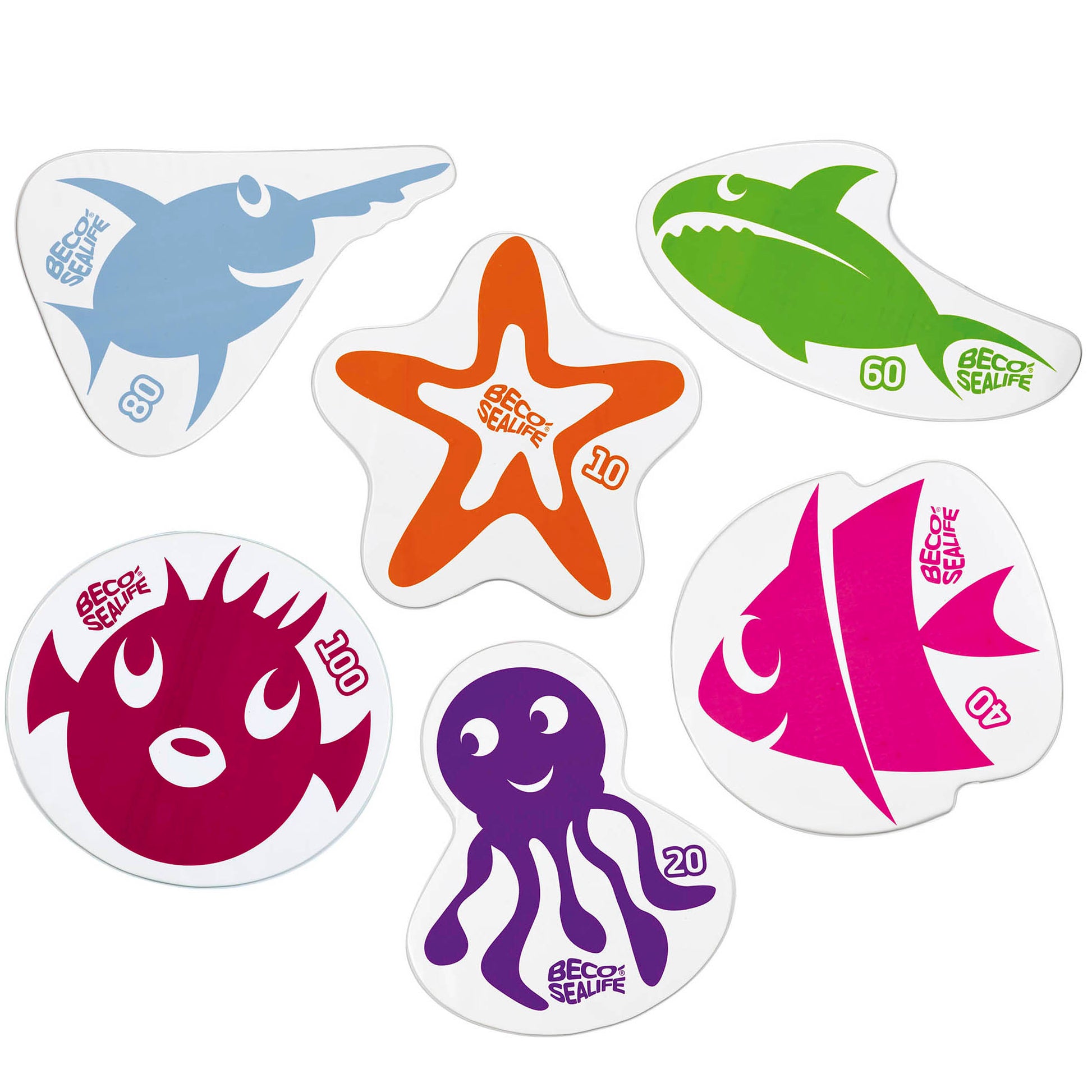BECO-SEALIFE® Tauchtier-Sortiment (6 Stück)
