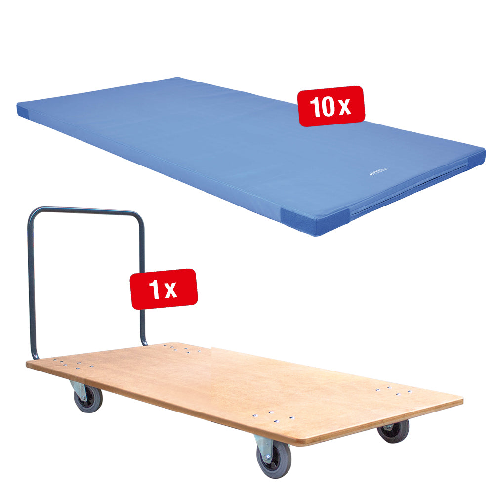 Schulturnmatten Sets (RG 80) 200 x 100 x 6 cm TÜV Süd geprüft