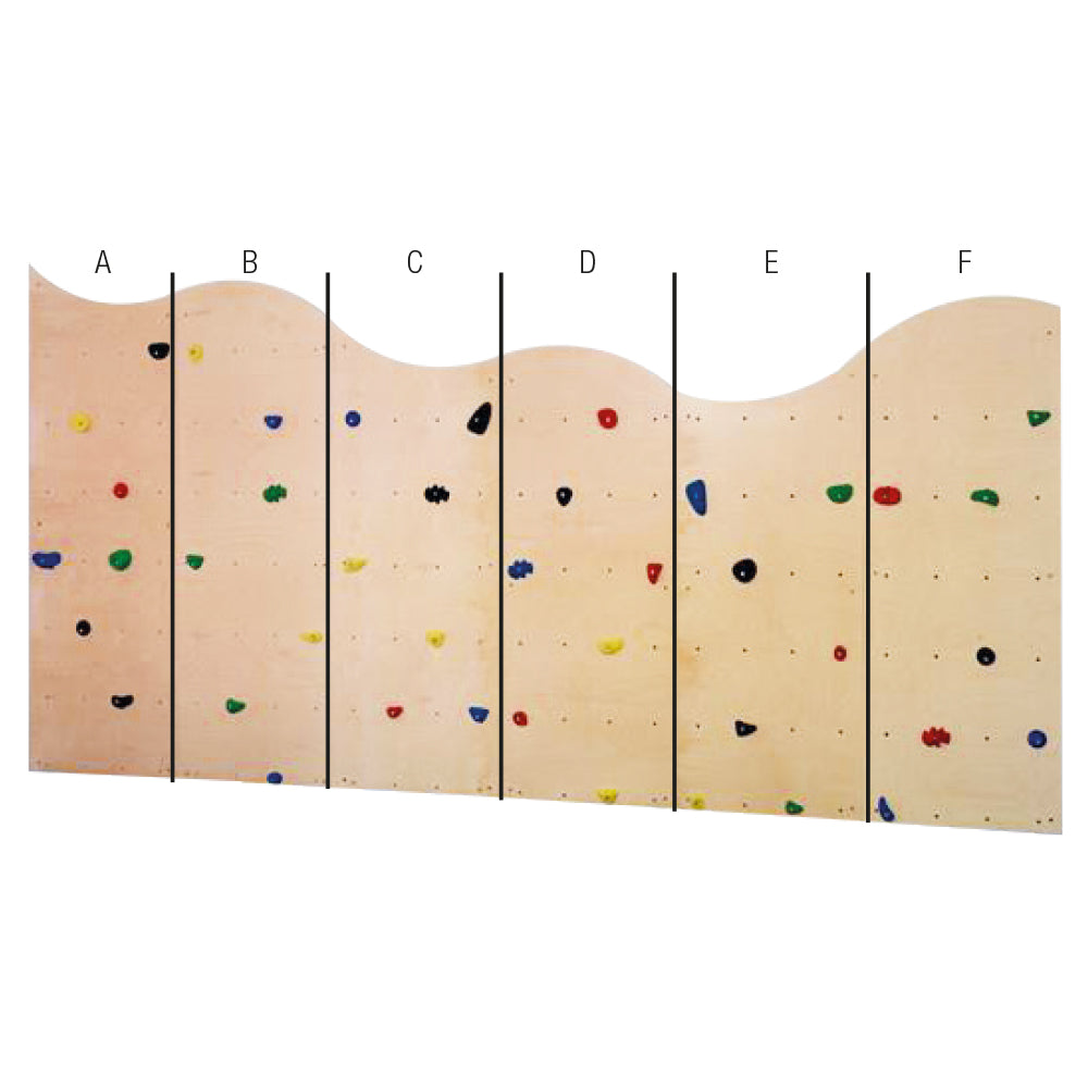 Kletterwand „Climbing for kids" Komplett