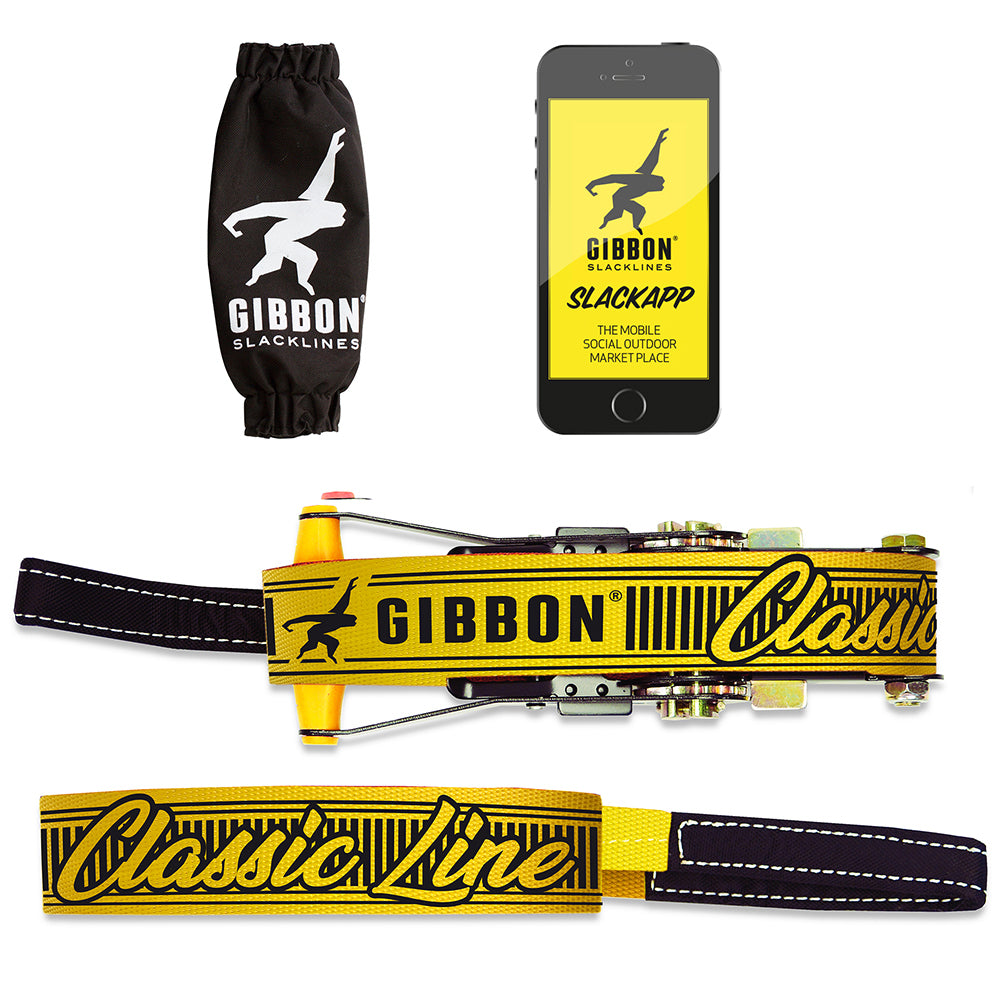 Gibbon® Slackline "Classic Line X13" Treewear Set