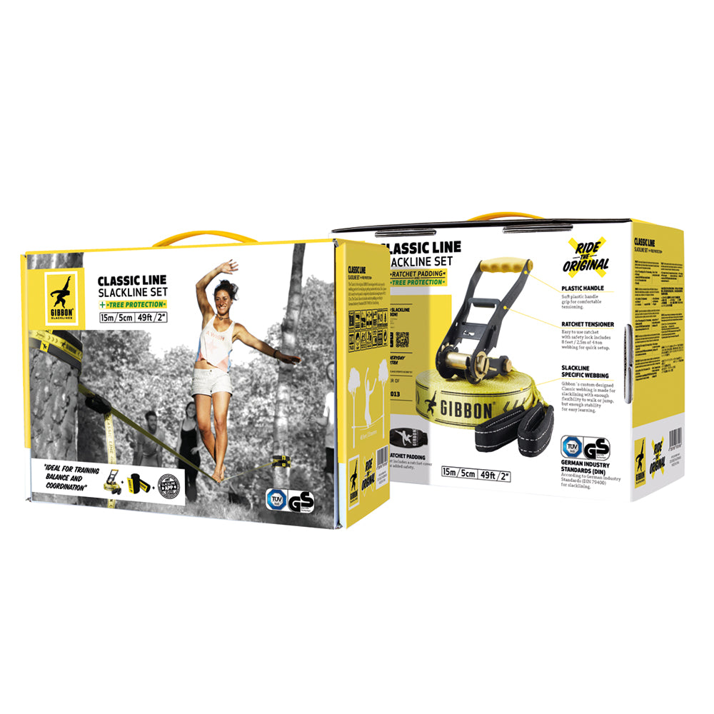 Gibbon® Slackline "Classic Line X13" Treewear Set