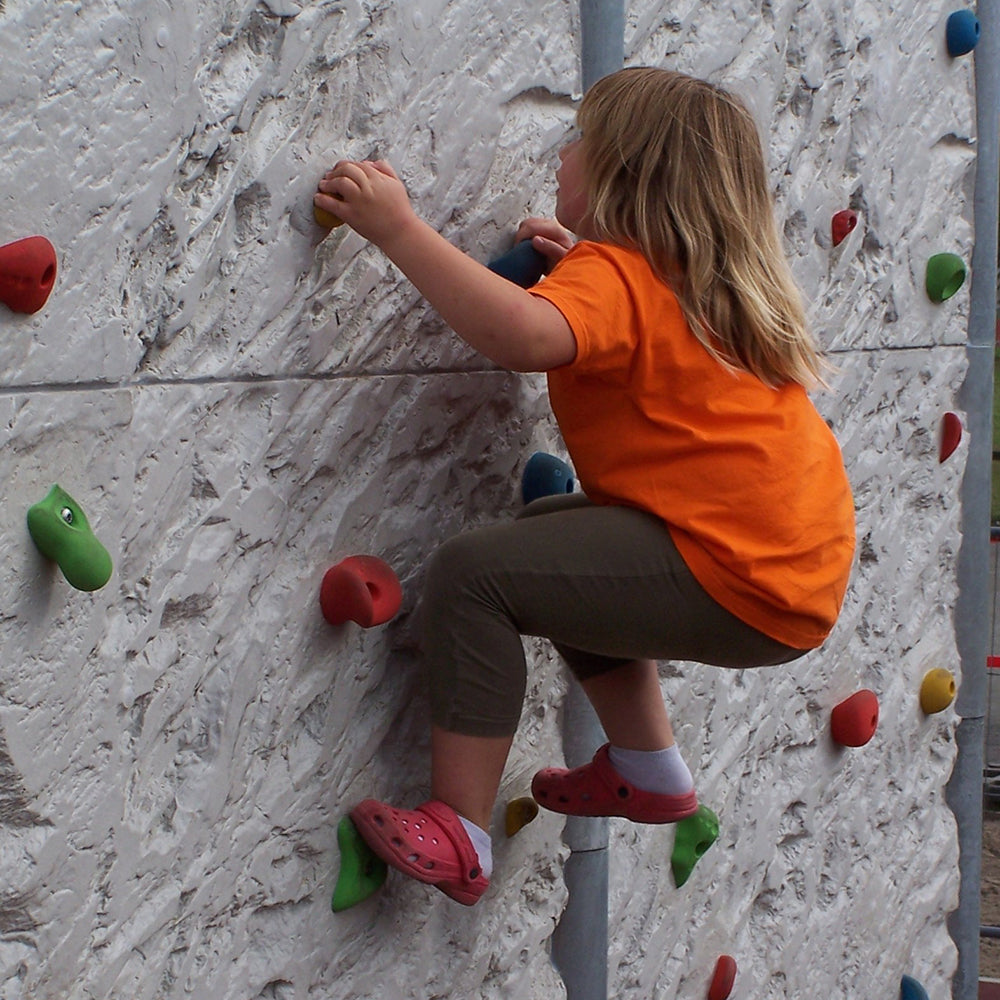 Freistehende Kletterwand Felsstruktur