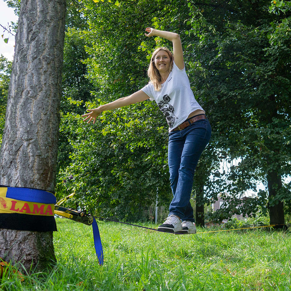Gibbon® Slackline "BananaLama" Treewear Set