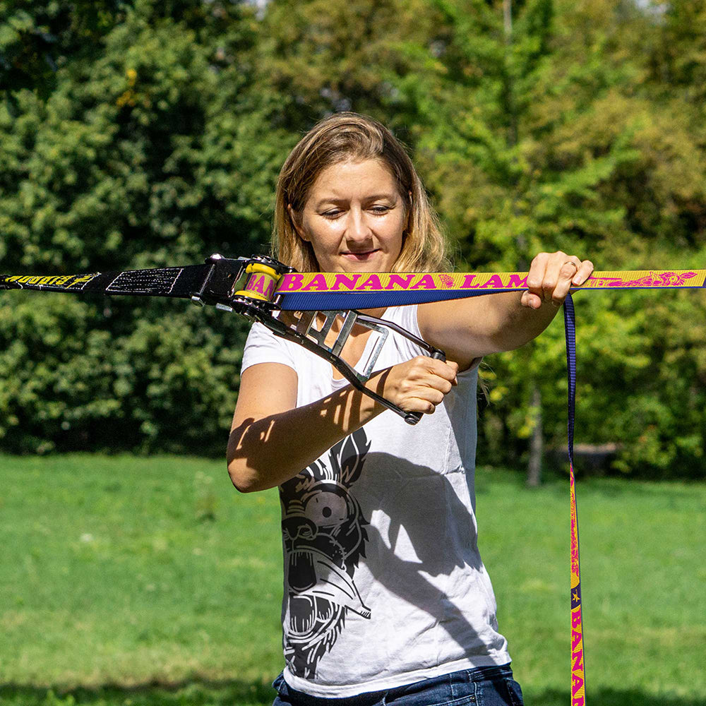 Gibbon® Slackline "BananaLama" Treewear Set