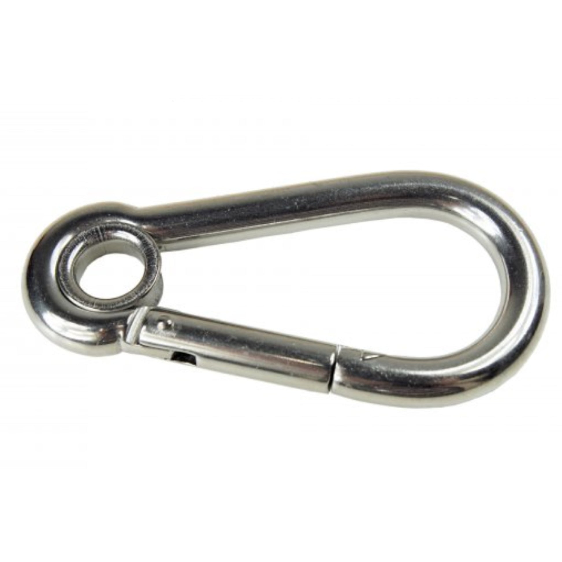 Karabinerhaken mit Kausche, verzinkt