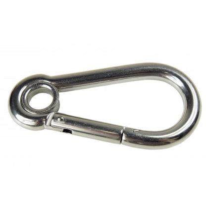 Karabinerhaken mit Kausche, verzinkt