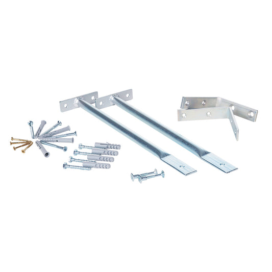 Wand- und Bodenbefestigungsset lang (40 cm)