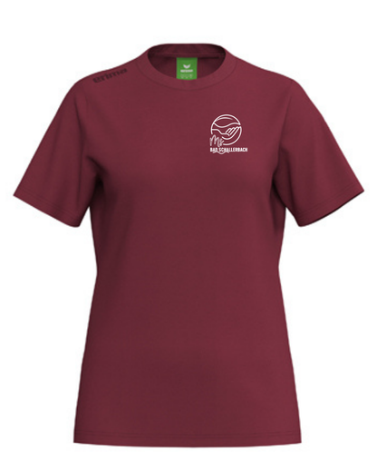 MS Bad Schallerbach Baumwoll T-Shirt Damen New Bordeaux
