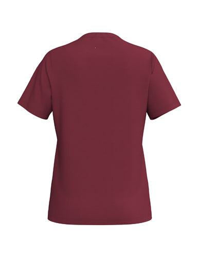 MS Bad Schallerbach Baumwoll T-Shirt Damen New Bordeaux