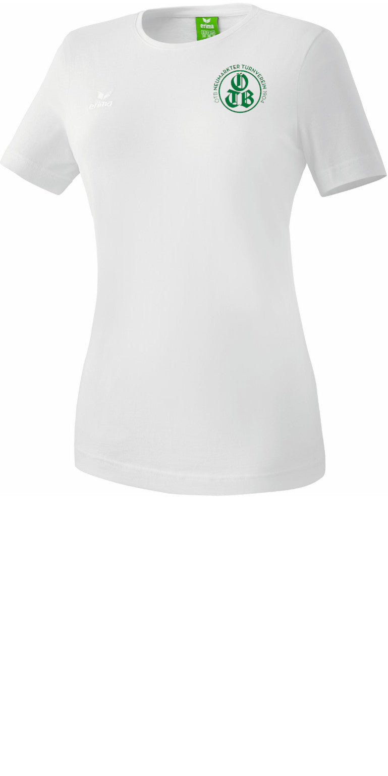 Damen Basic T-Shirt weiß