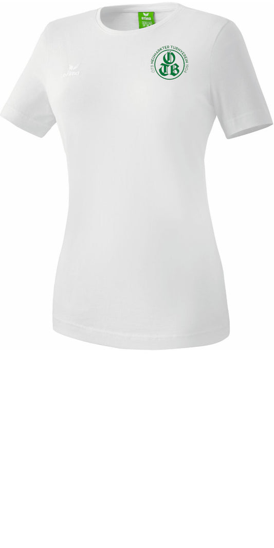 Damen Basic T-Shirt weiß