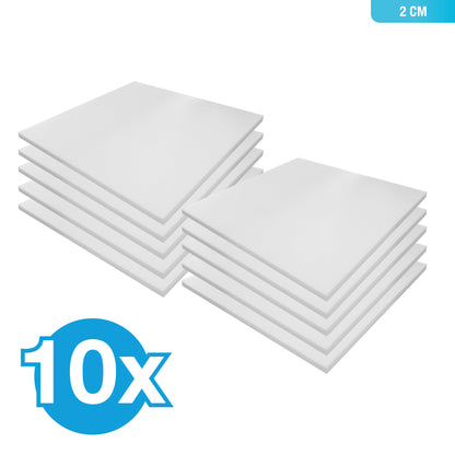PUR-Schaumstoffplatten Sets (RG 35) - 40 x 40 cm Zuschnitt