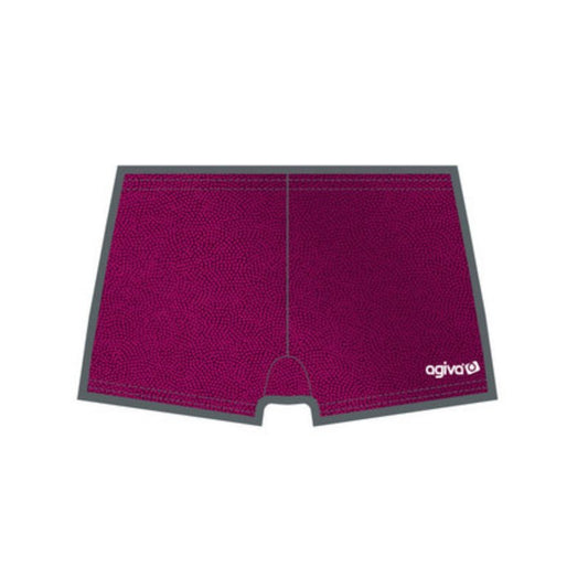 Agiva Shorts Lackstoff 3705 (366)- cassis