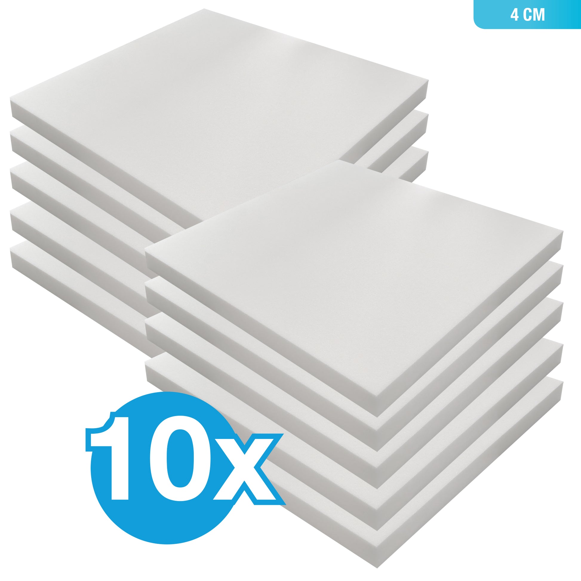 PUR-Schaumstoffplatten Sets (RG 35) - 45 x 45 cm Zuschnitt