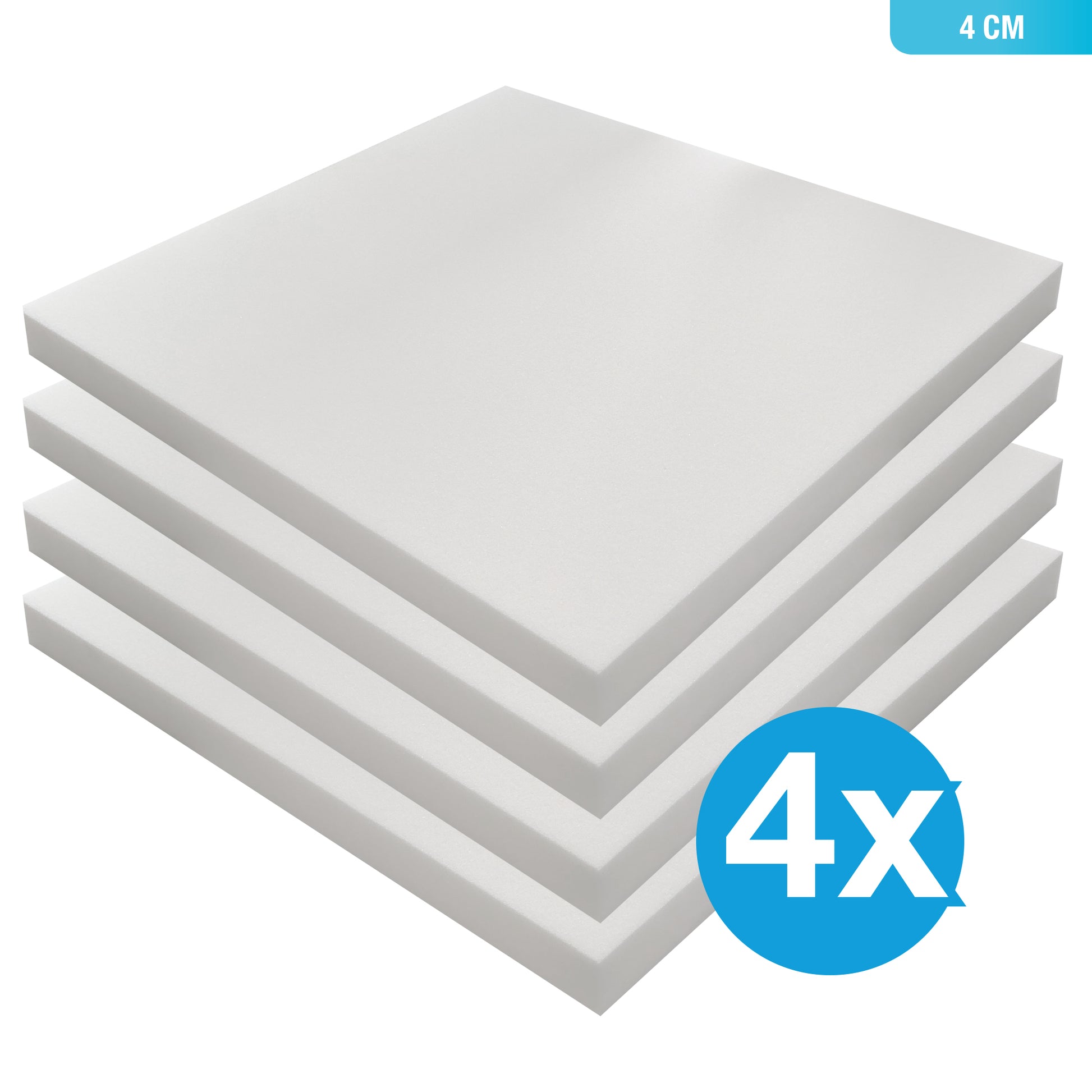 PUR-Schaumstoffplatten Sets (RG 35) - 50 x 50 cm Zuschnitt