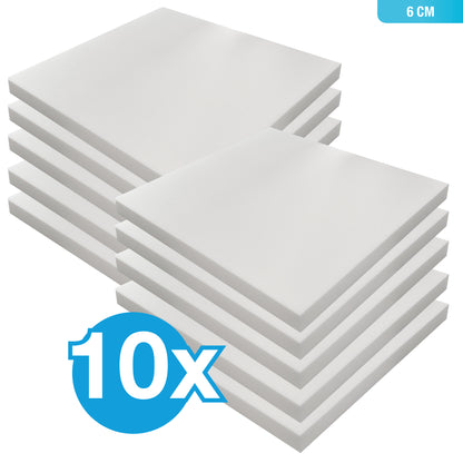 PUR-Schaumstoffplatten Sets (RG 35) - 45 x 45 cm Zuschnitt