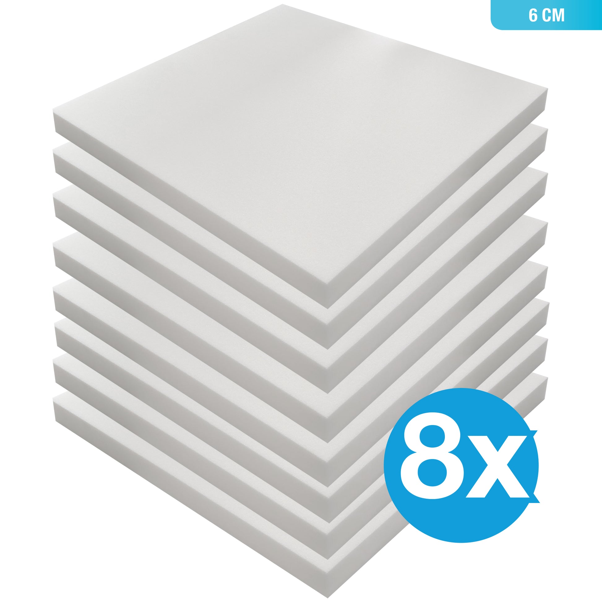 PUR-Schaumstoffplatten Sets (RG 35) - 50 x 50 cm Zuschnitt