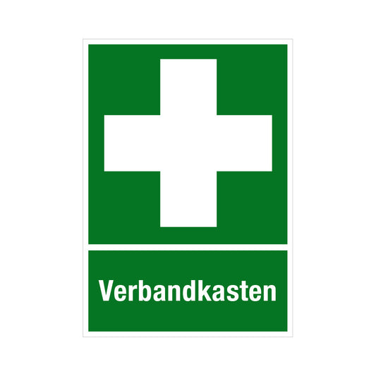 Aufkleber – Hinweis auf Verbandkasten
