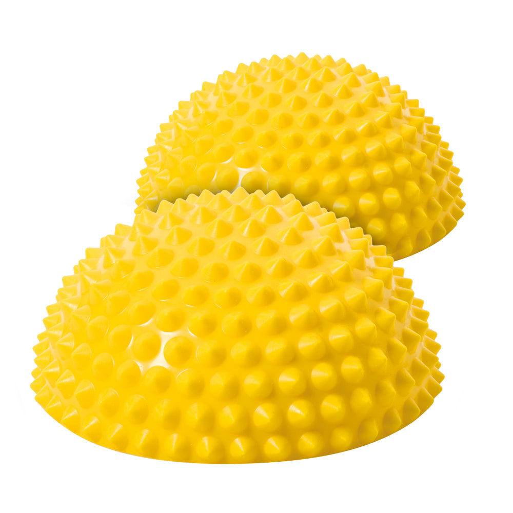 Balance-Igel-Noppen-2er-Set-gelb