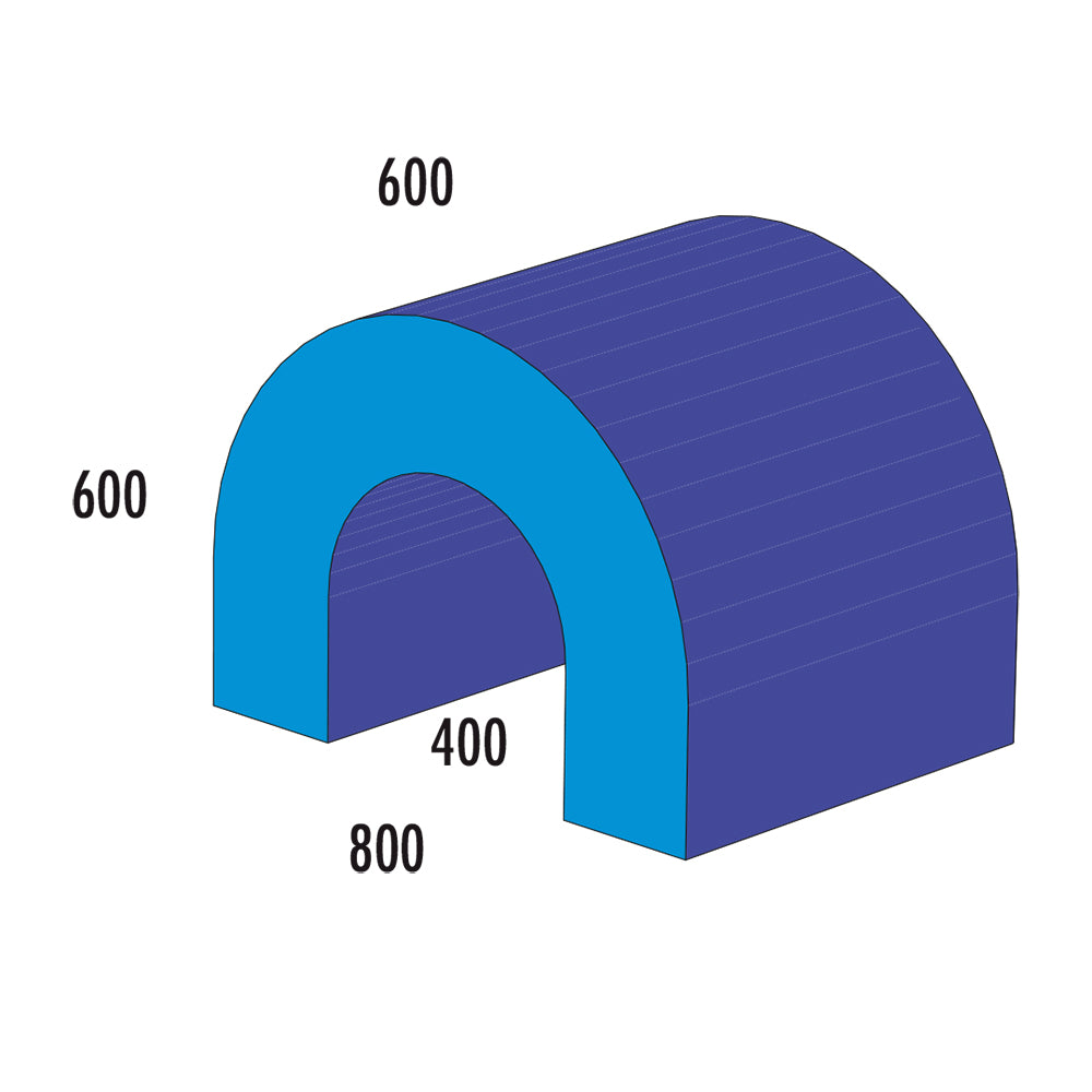 Baumodul Tunnel MAXI blau grafisch_130252