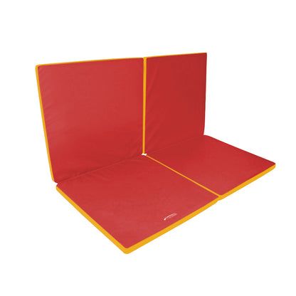 FUN Klappbare Turnmatte KLAPP-FIX RG 35_rot-gelb