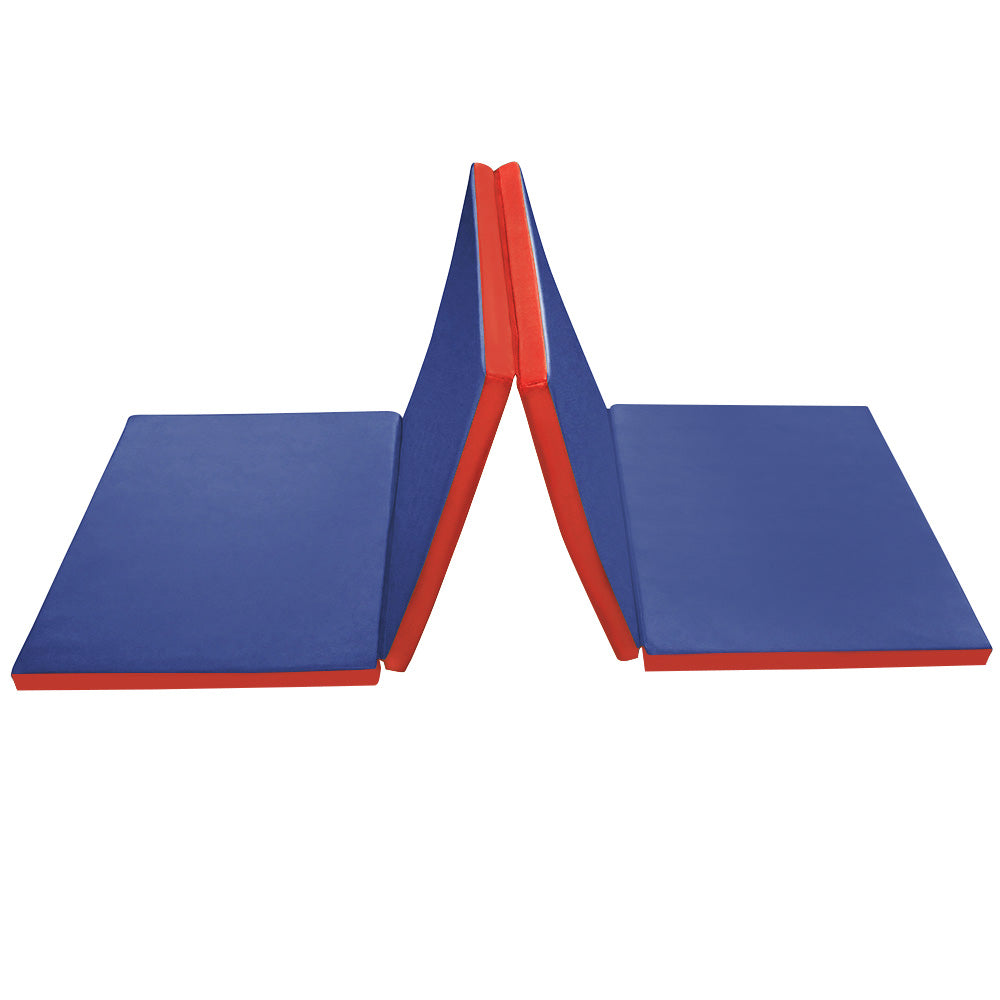 FUN Klappbare Turnmatte KLIPP-KLAPP RG 35_blau-rot