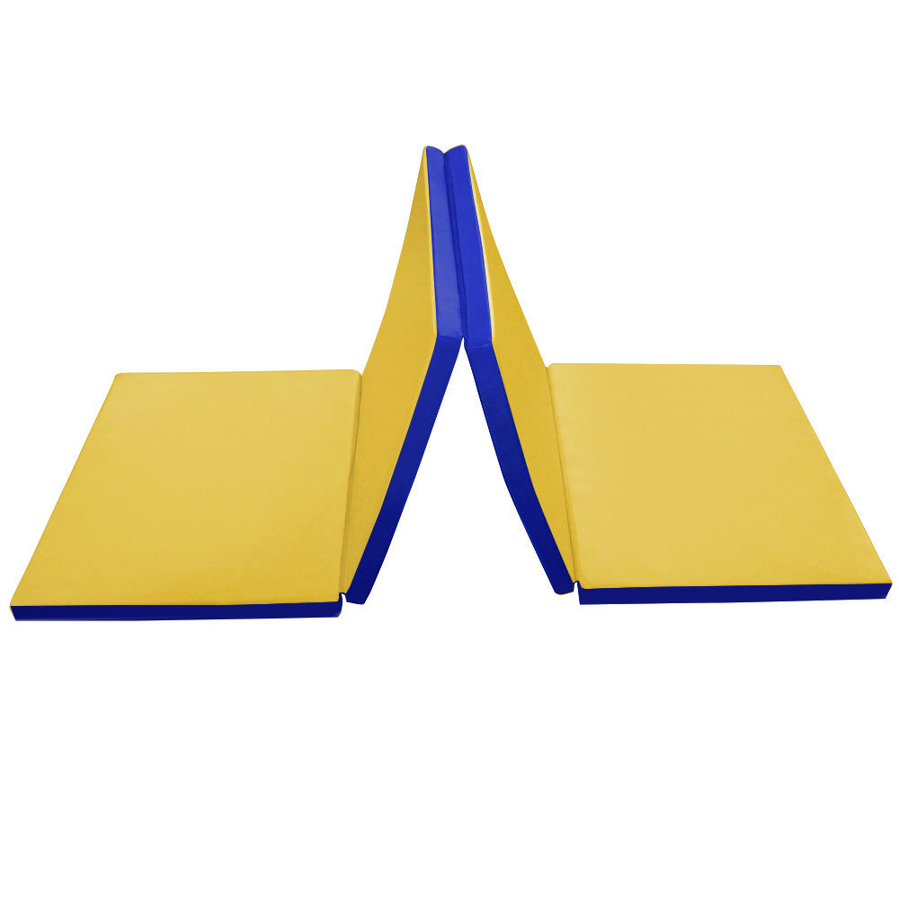 FUN Klappbare Turnmatte KLIPP-KLAPP RG 35_gelb-blau