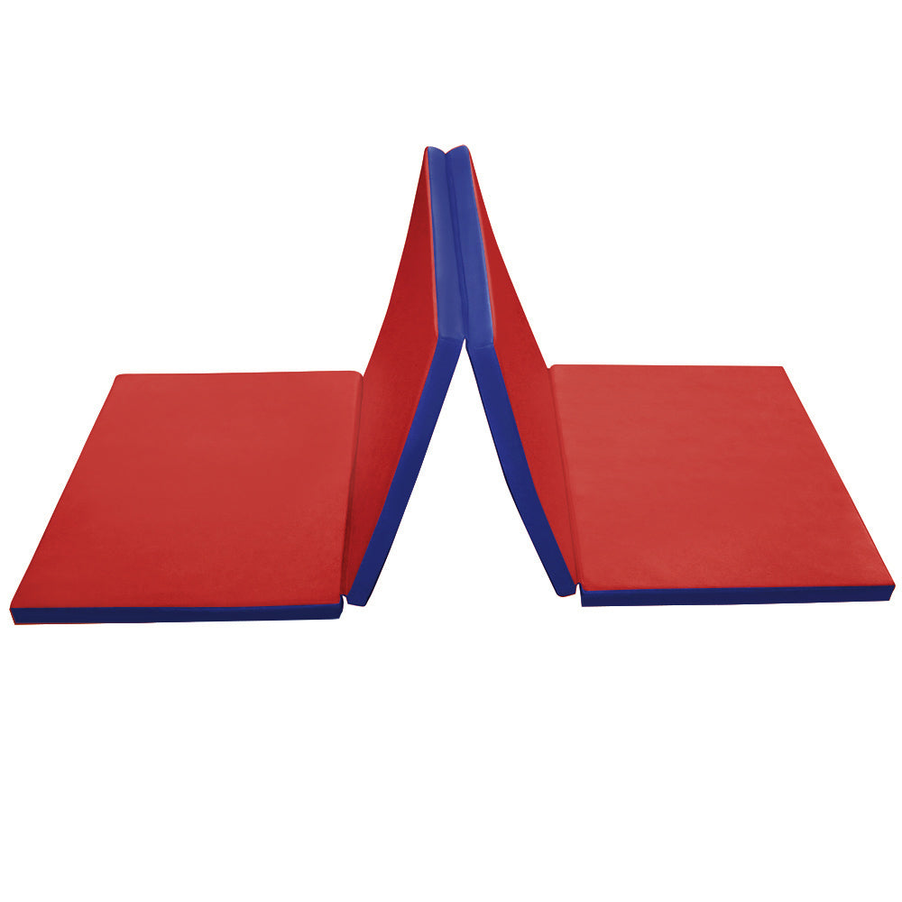 FUN Klappbare Turnmatte KLIPP-KLAPP RG 35_rot-blau