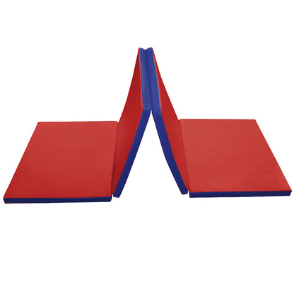 FUN Klappbare Turnmatte KLIPP-KLAPP RG 35_rot-blau