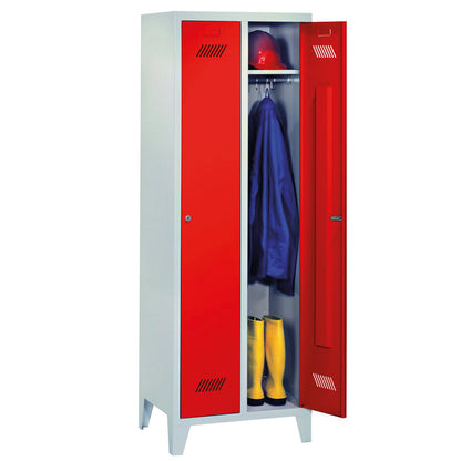 Garderobenschrank-mit-Fuss-2Abteile-offen