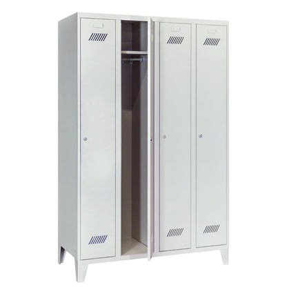 Garderobenschrank-mit-Fuss-4Abteile-offen