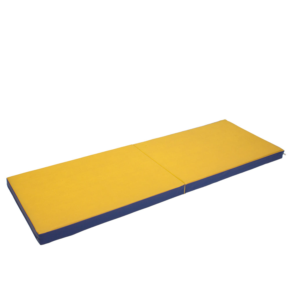 Klappbare Spiel- und Turnmatte-2-200x70x8 gelb-blau_138332-gl-bl
