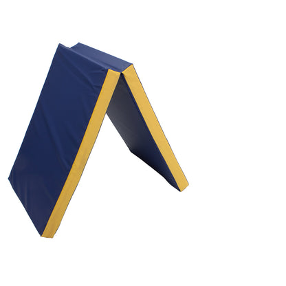 Klappbare Spiel- und Turnmatte-200x70x8 blau-gelb_138332-bl-gl