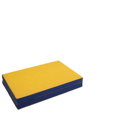Klappbare Spiel- und Turnmatte-3-200x70x8 gelb-blau_138332-gl-bl