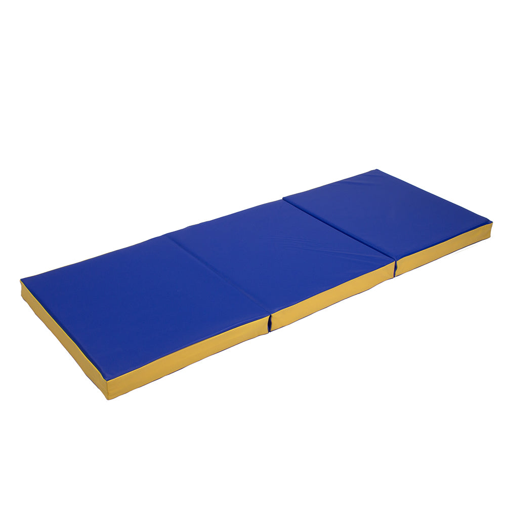 Klappbare Spiel-und Turnmatte-royalblau_gelb_3
