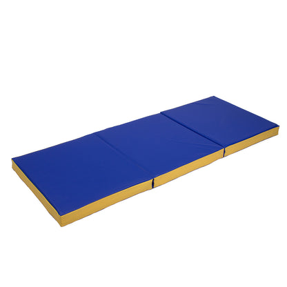 Klappbare Spiel-und Turnmatte-royalblau_gelb_3