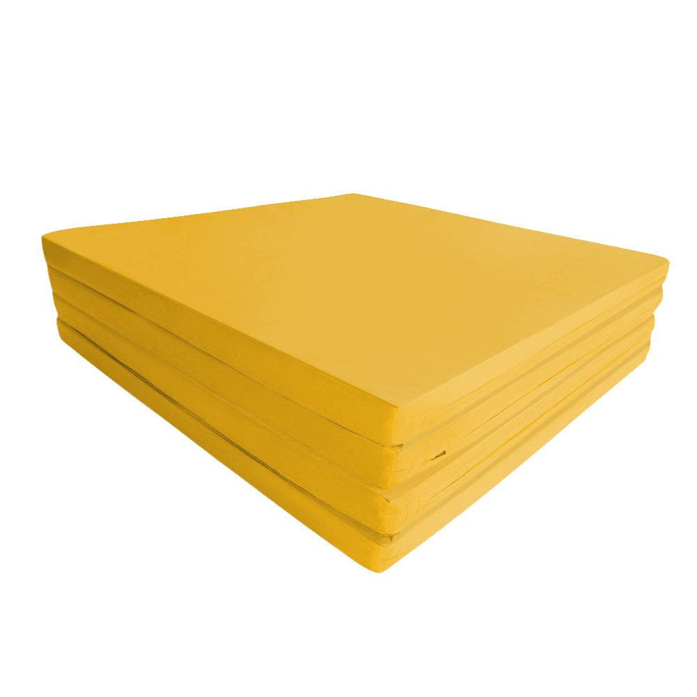Klappbare Turnmatte KLAPP-FIX RG 35 Block_gelb