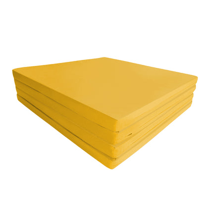 Klappbare Turnmatte KLAPP-FIX RG 35 Block_gelb