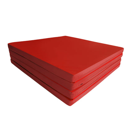 Klappbare Turnmatte KLAPP-FIX RG 35 Block_rot