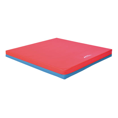 Leichtturnmatte FUN RG 80_100x100 cm_rot-blau