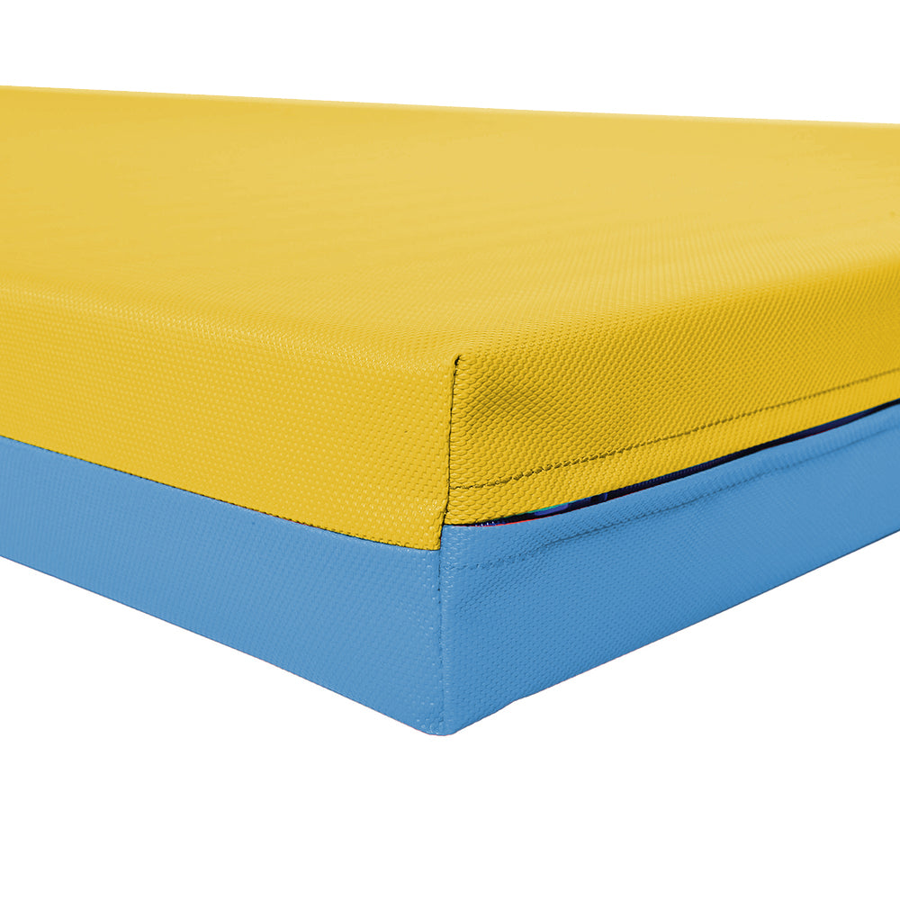 Leichtturnmatte FUN RG 80_Detail_gelb-blau