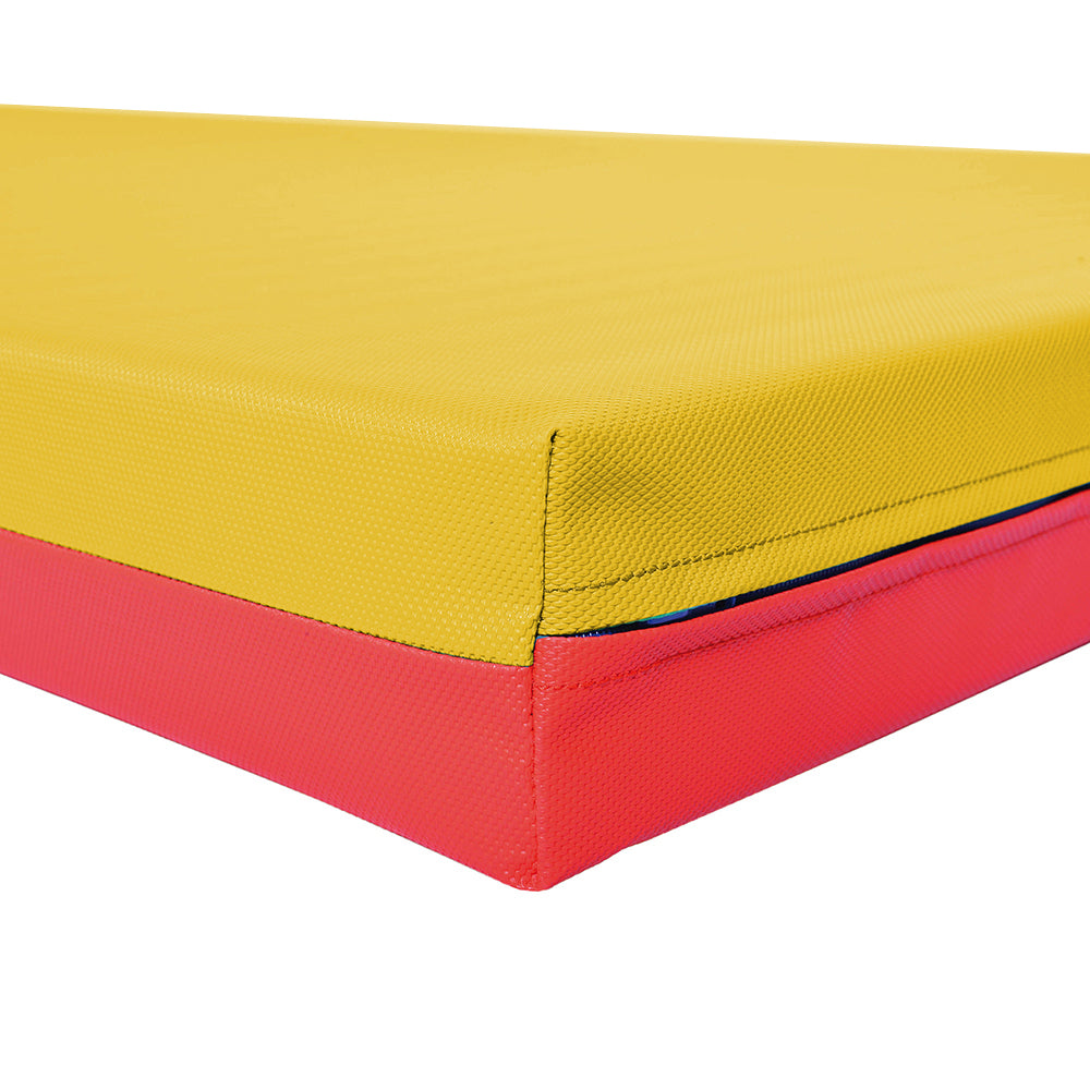 Leichtturnmatte FUN RG 80_Detail_gelb-rot