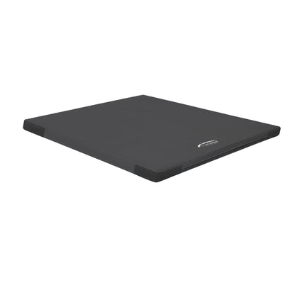 Matte RG120_100x100 cm Klett-Flauschecken_schwarz