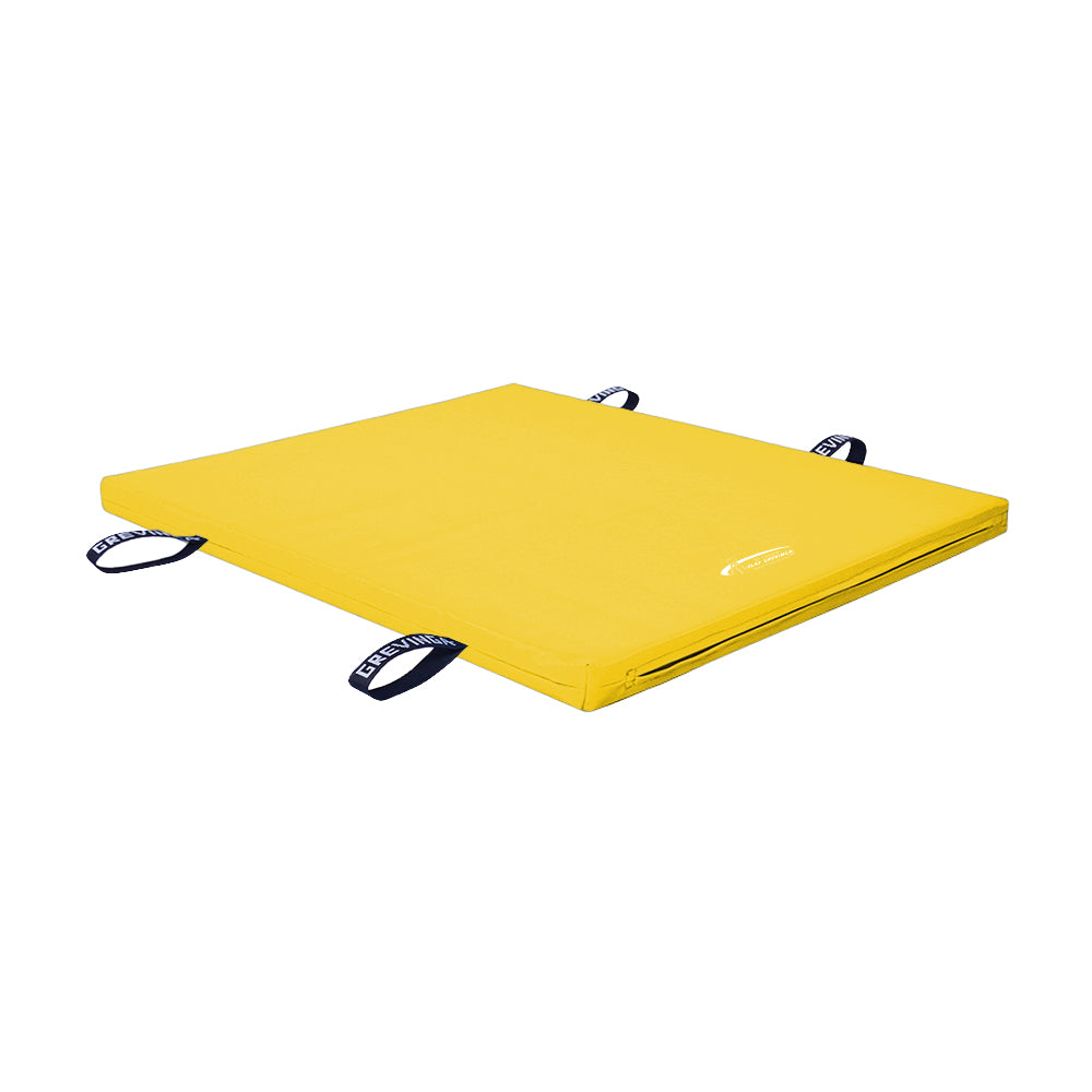 Matte RG120_100x100 cm Tragschlaufen_gelb